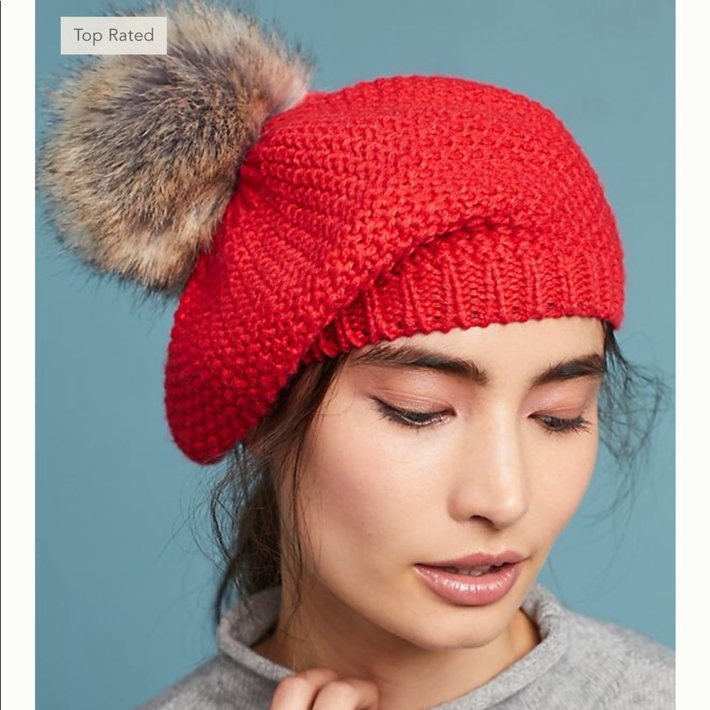 Norla Canada Faux Fur Pom Beanie